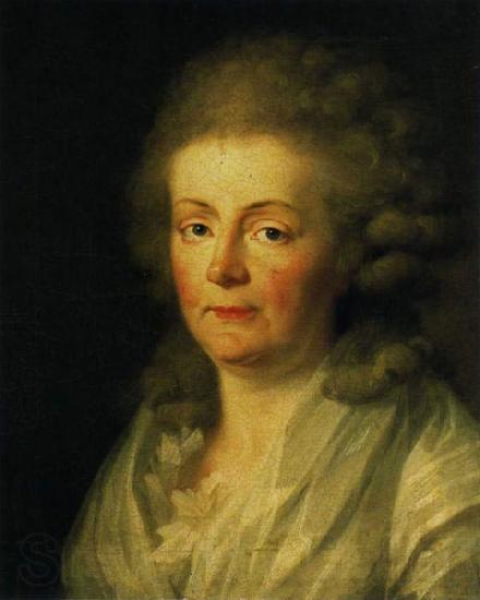 johann friedrich august tischbein Portrait of Anna Amalia of Brunswick-Wolfenbuttel Duchess of Saxe-Weimar and Eisenach